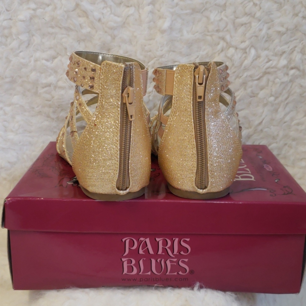 🤩Gemstone Girl's Gold Sandals🤩 - Picture 5 of 8